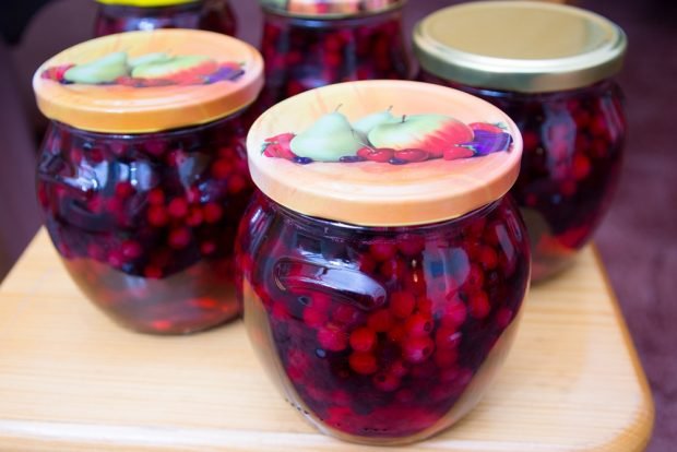 Currant compote without sugar for winter 