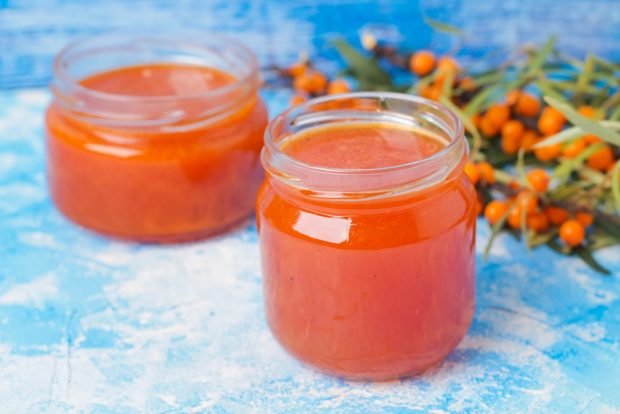 Thick jam-five minutes of sea buckthorn – a simple and delicious recipe, how to cook step by step