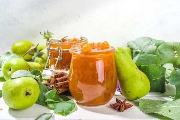 Pear jam with cinnamon is a simple and delicious recipe, how to cook step by step