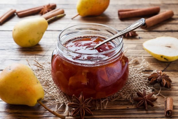 Pear and quince jam 