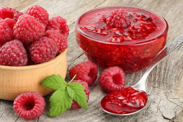 Raspberry jam with agar agar 