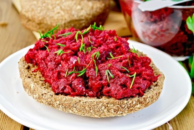 Beetroot caviar for winter without vinegar