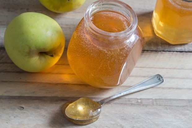 Apple jelly without sugar 