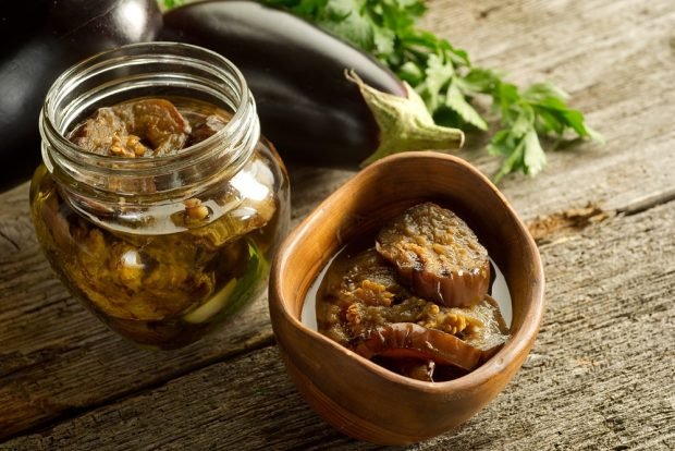 Eggplant with champignons for winter 