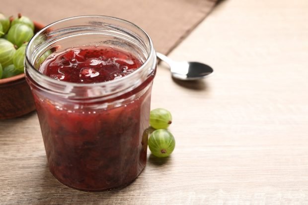 Gooseberry jam without sterilization 