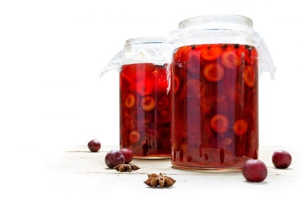 Pickled cherry plum for winter is a simple and delicious recipe, how to cook step by step