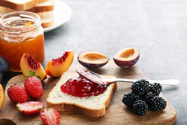 Jam from plums and peaches – a simple and delicious recipe, how to cook step by step