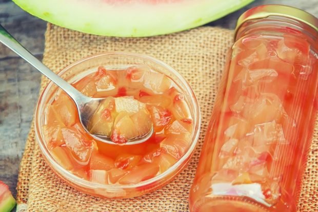 Watermelon peel jam 