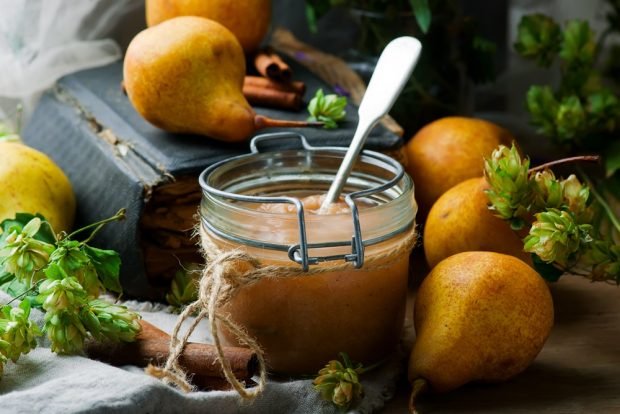 Jam made from pears with cinnamon is a simple and delicious recipe, how to cook step by step