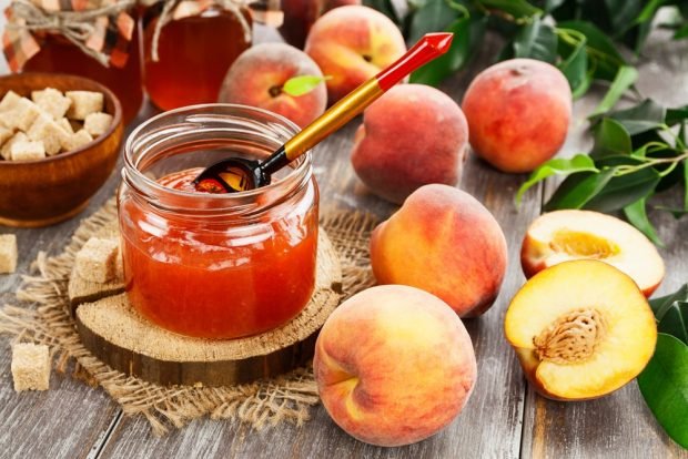 Peach jam with almonds – a simple and delicious recipe, how to cook step by step