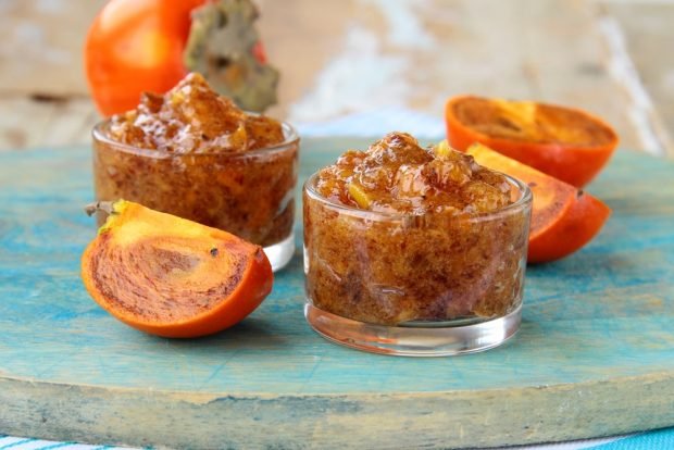 Persimmon jam is a simple and delicious recipe, how to cook step by step