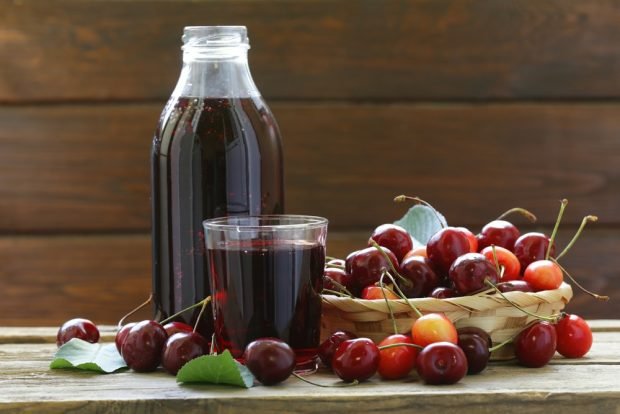 Cherry juice for winter – a simple and delicious recipe, how to cook step by step