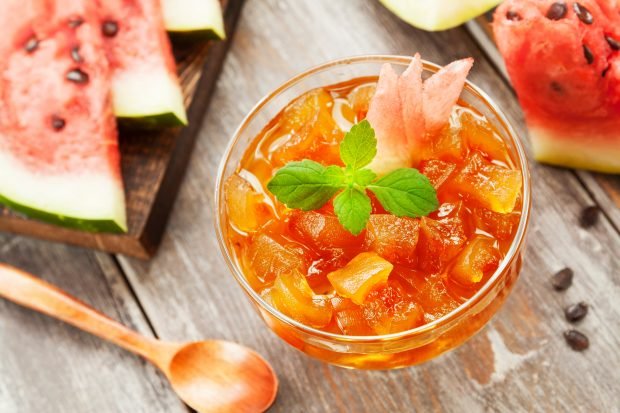 Watermelon peel jam 