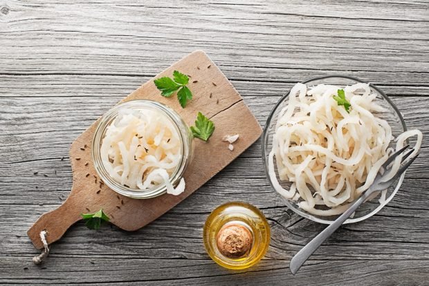 Canned turnips for winter