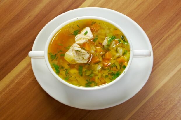 Light soup with turkey and rice is a simple and delicious recipe, how to cook step by step