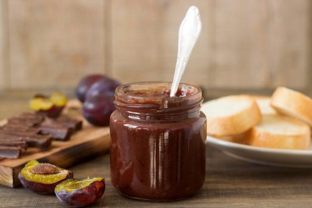 Plum jam with cocoa – a simple and delicious recipe, how to cook step by step