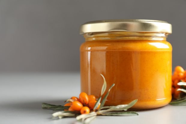 Frozen sea buckthorn jam