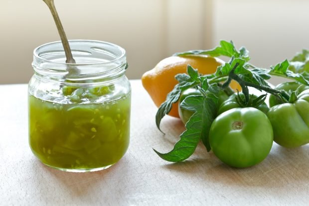 Jam of green tomatoes with lemon – a simple and delicious recipe, how to cook step by step