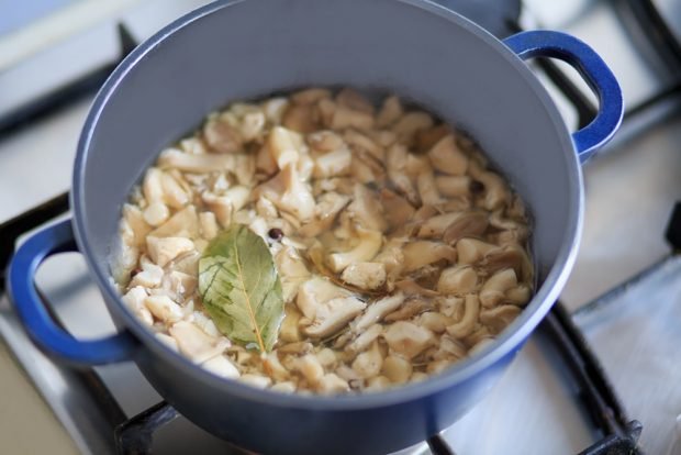 Pickled oyster mushrooms for winter