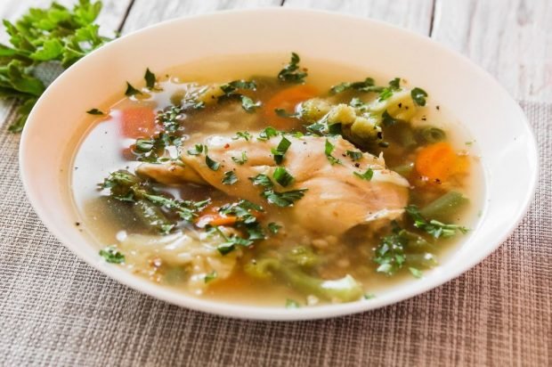 Rabbit, vegetable and pearl barley soup is a simple and delicious recipe, how to cook step by step