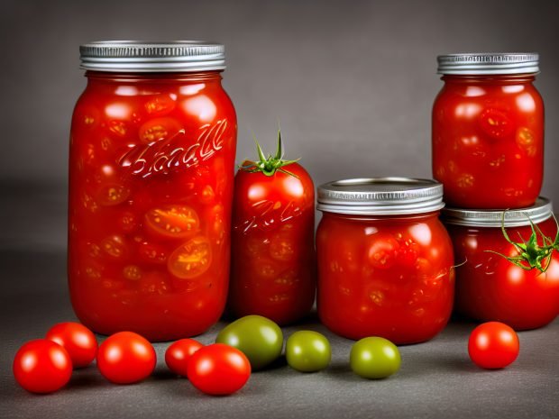 Tomatoes in a tomato for the winter without sterilization