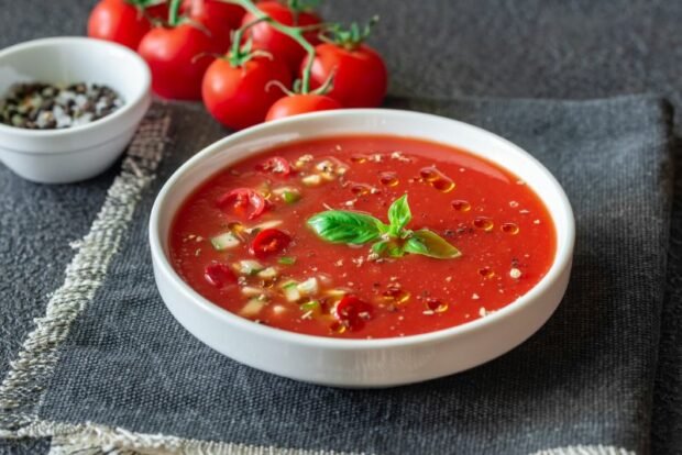 Classic gazpacho – a simple and delicious recipe, how to cook step by step