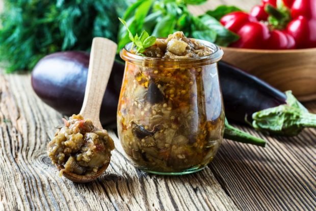 Baked eggplant for winter 