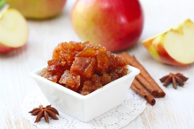 Dry apple jam