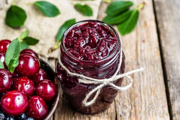 Cherry jam without seeds is a simple and delicious recipe, how to cook step by step