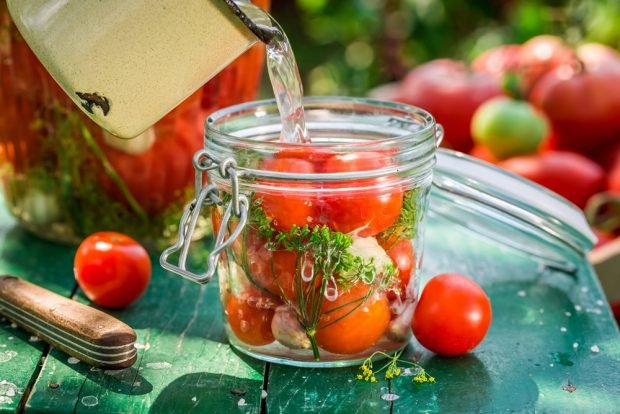 Tomatoes with mint for winter – a simple and delicious recipe, how to cook step by step