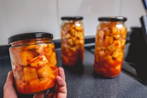 Pickled turnips for winter