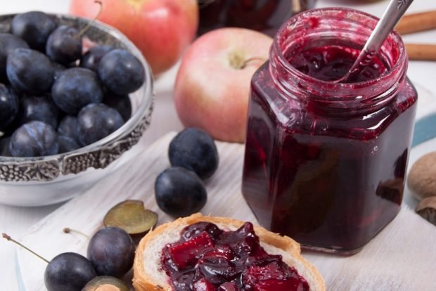 Sloe and apple jam 