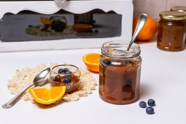 Blueberry jam with orange is a simple and delicious recipe, how to cook step by step