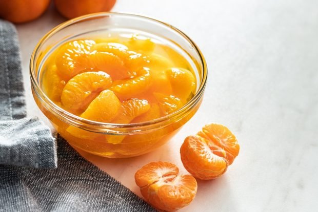 Canned tangerines