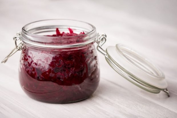 Beetroot dressing for borscht for winter