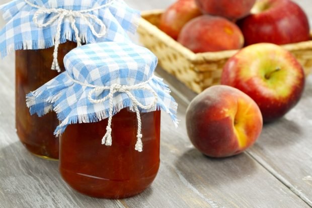 Jam from peaches and apples – a simple and delicious recipe, how to cook step by step