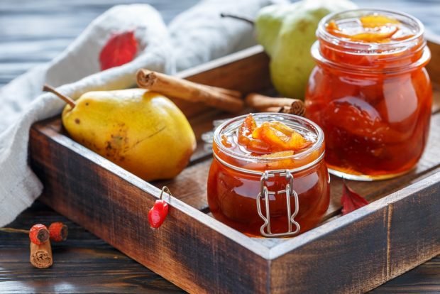 Amber pear jam slices – a simple and delicious recipe, how to cook step by step