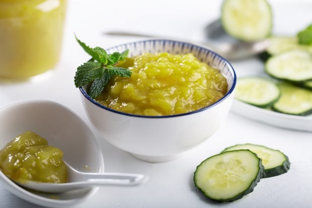 Cucumber jam with mint – a simple and delicious recipe, how to cook step by step