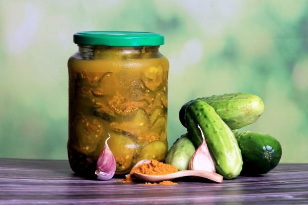 Cucumbers with turmeric for winter – a simple and delicious recipe, how to cook step by step