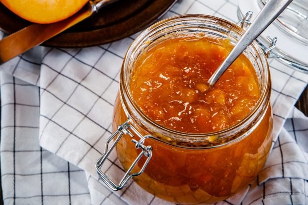 Pumpkin jam with sea buckthorn 