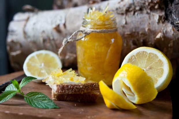 Lemon jam with peel is a simple and delicious recipe, how to cook step by step