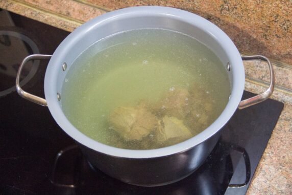 Borscht with beef: photo of recipe preparation, step 1