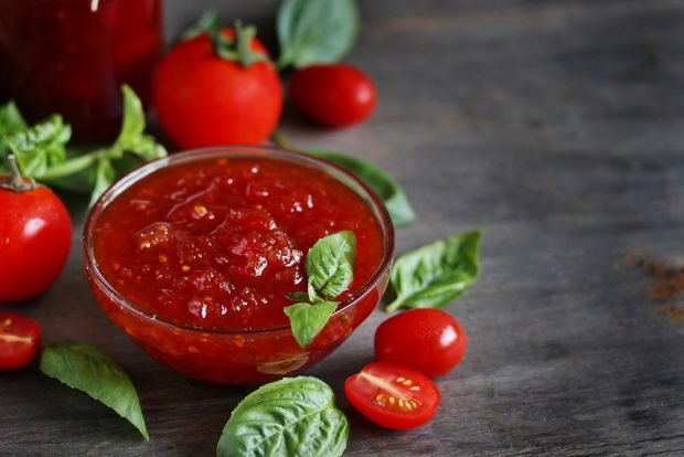 Cherry tomato jam 