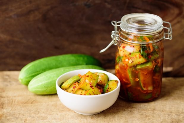 Cucumbers in Korean for winter