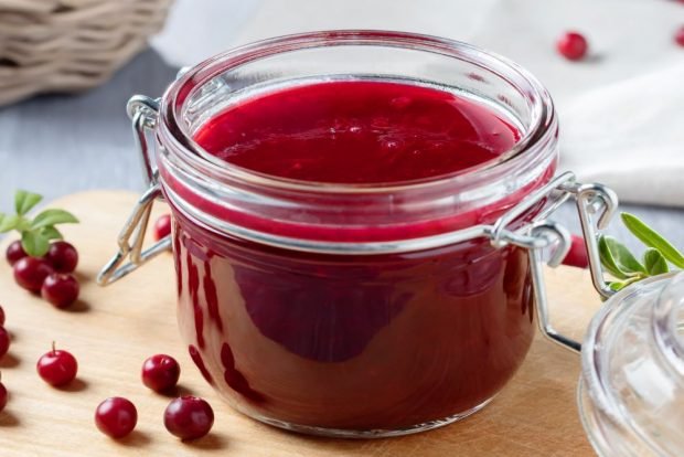 Lingonberry jam without sterilization