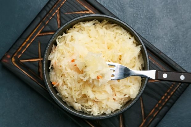 Sauerkraut with cumin for winter