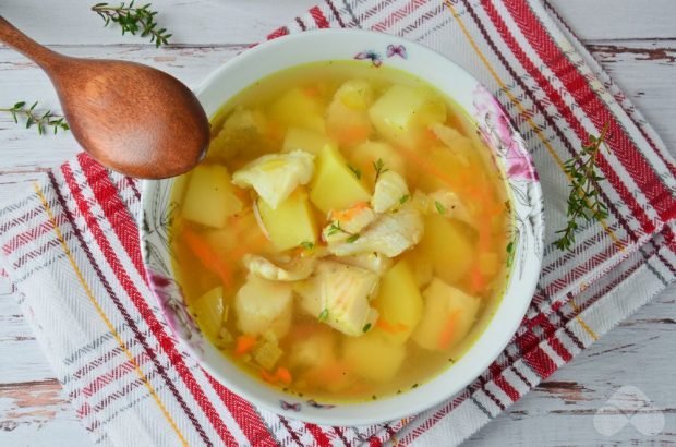 Fish soup with vegetables