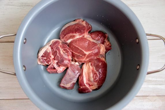 Beef soup with vermicelli: photo of recipe preparation, step 1