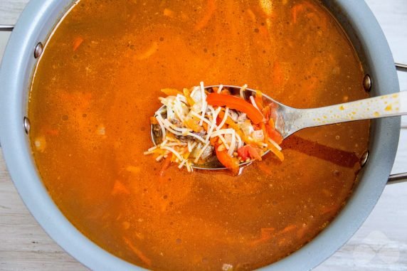 Beef soup with vermicelli: photo of recipe preparation, step 6