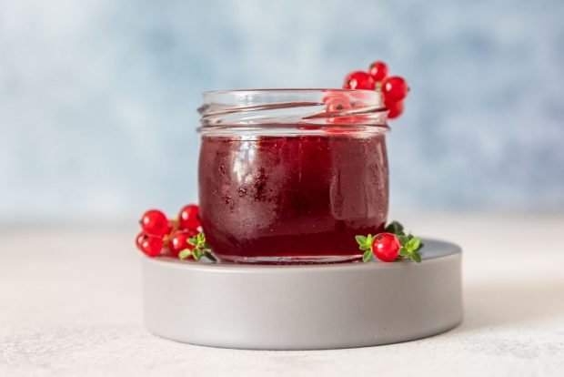 Pitted red currant jelly 